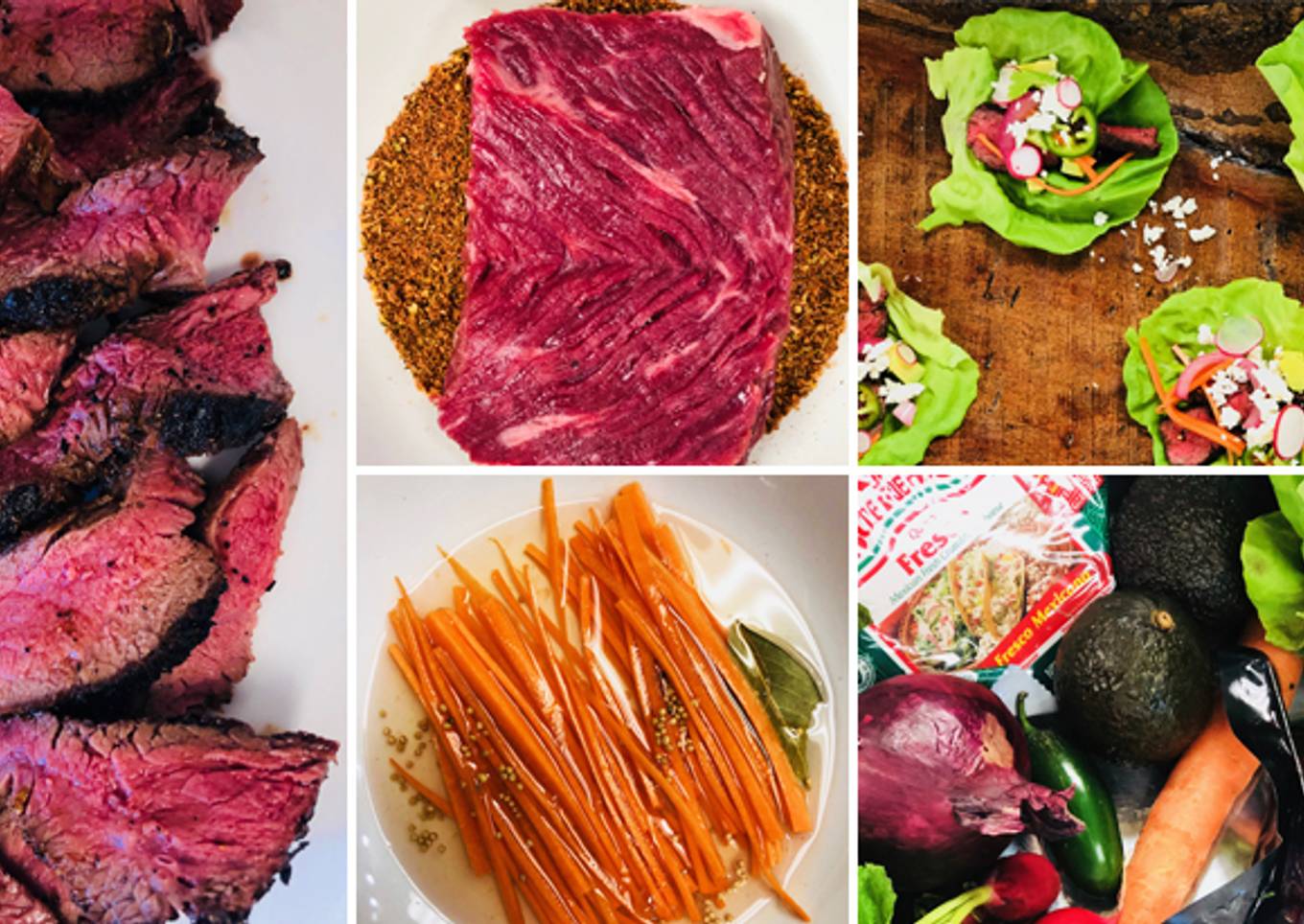 Blackened Wagyu Beef Fillet Lettuce Salad