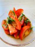 Chilled Tomato salad with Shiso leaves