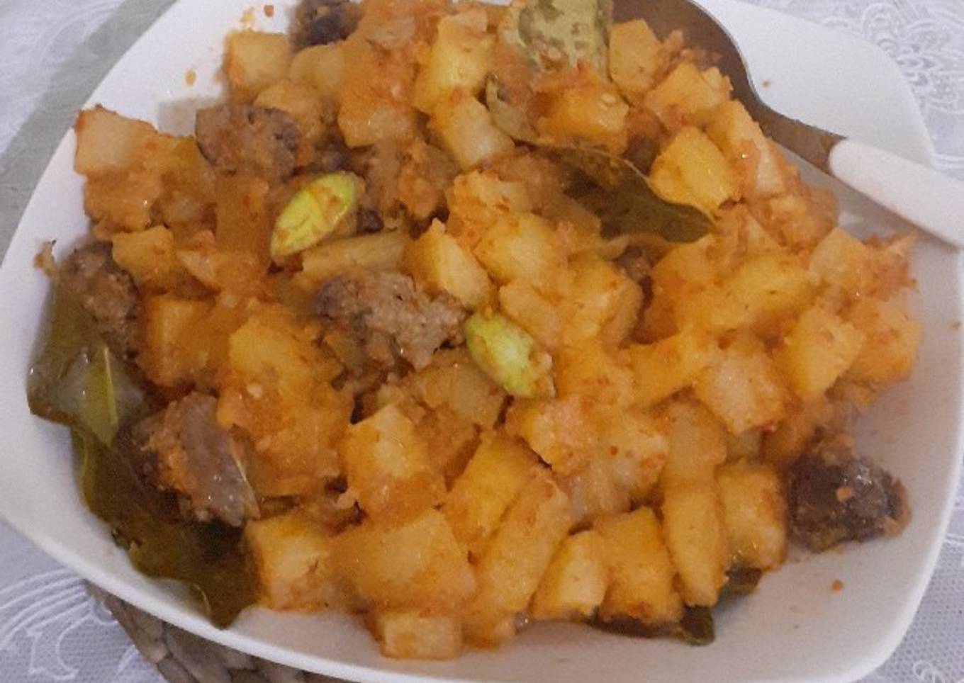 Resep Sambal goreng Kentang Ati Pete, Sempurna