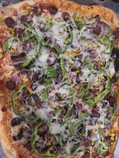 صورة لوصفة بيتزا