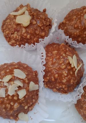 صورة لوصفة حلوى البنيون بدون طهي Gâteau Bniwen sans cuisson