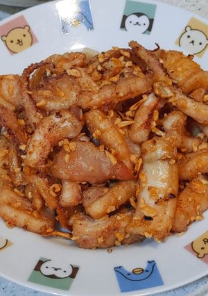 椒鹽魷魚 的食譜成品照片