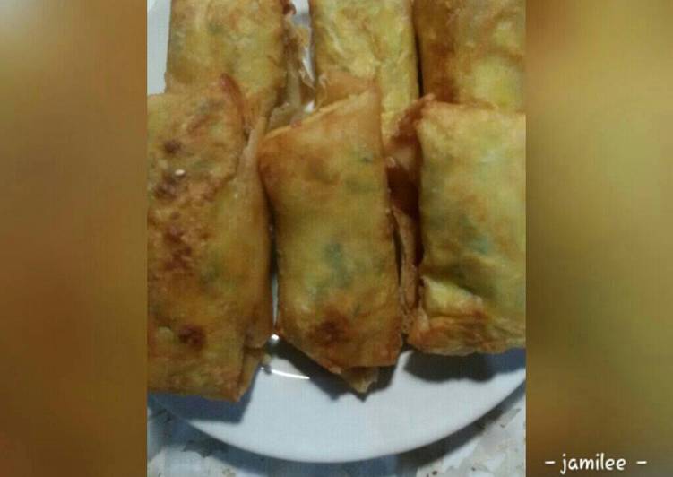 Martabak kentang sosis