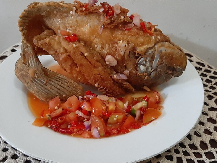 Resep: Gurame goreng tepung sambal matah Untuk Jualan