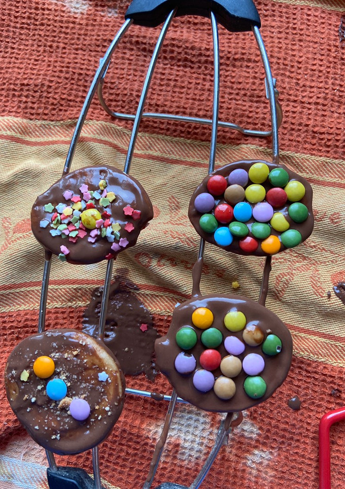 Una foto de Galletas de chocolate