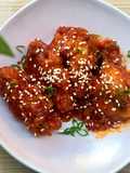 Ayam goreng pedas ala Korea(yangnyeom tongdak)
