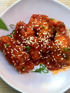 Foto resep Ayam goreng pedas ala Korea(yangnyeom tongdak)