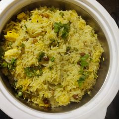 A picture of Masala bhat.