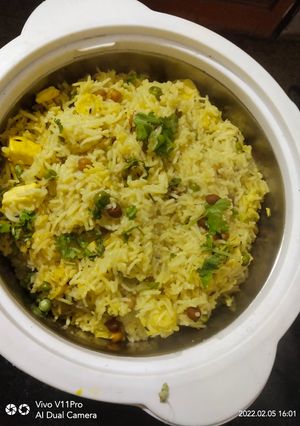 A picture of Masala bhat.