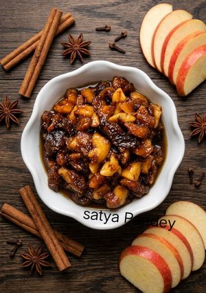सेव की खट्टी मीठी चटनी रेसिपी मुख्य फोटो
