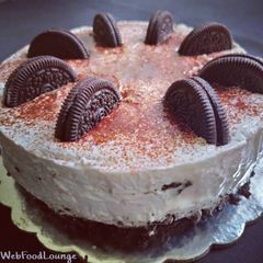 Oreo chessecake A picture of Oreo chessecake.