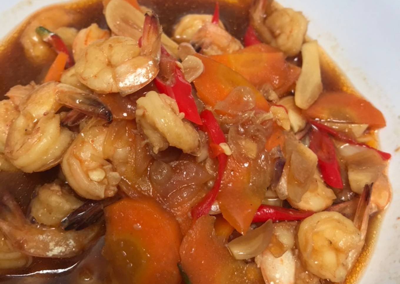 Udang saus tiram