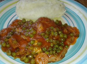 Una foto de Chuletas guisadas al tuco