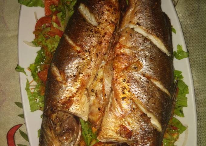 Grilled Fish n salad