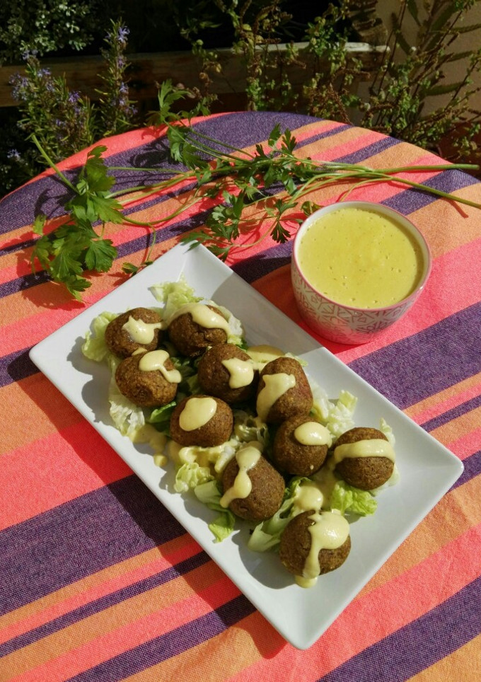 Una foto de Koftas de lentejas