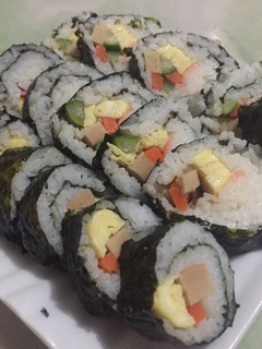 Foto resep Nasi gulung ala jepang (sushi sederhana)