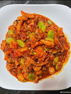 Foto resep Sambal Cumi Pete 🦑