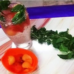 A picture of Melon Ball Soda Lemonade Fruit Juice.