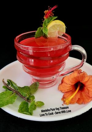 A picture of Hibiscus Healthy Herbal Tea.