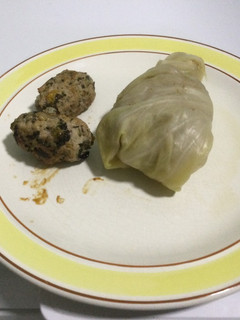 Una foto de Rollos de col rellenos