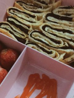 Hình của món Trứng cuộn rong biển.