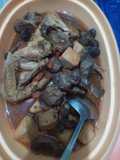 Semur ati ampela sayap ayam tahu