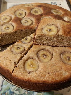 Una foto de Bizcochuelo de banana integral 🍌