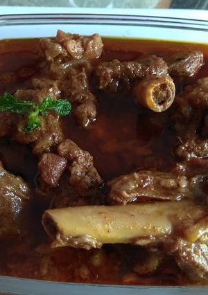 A picture of Mutton Rogan Josh.