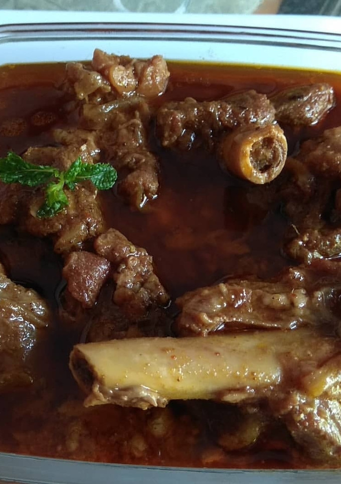 A picture of Mutton Rogan Josh.