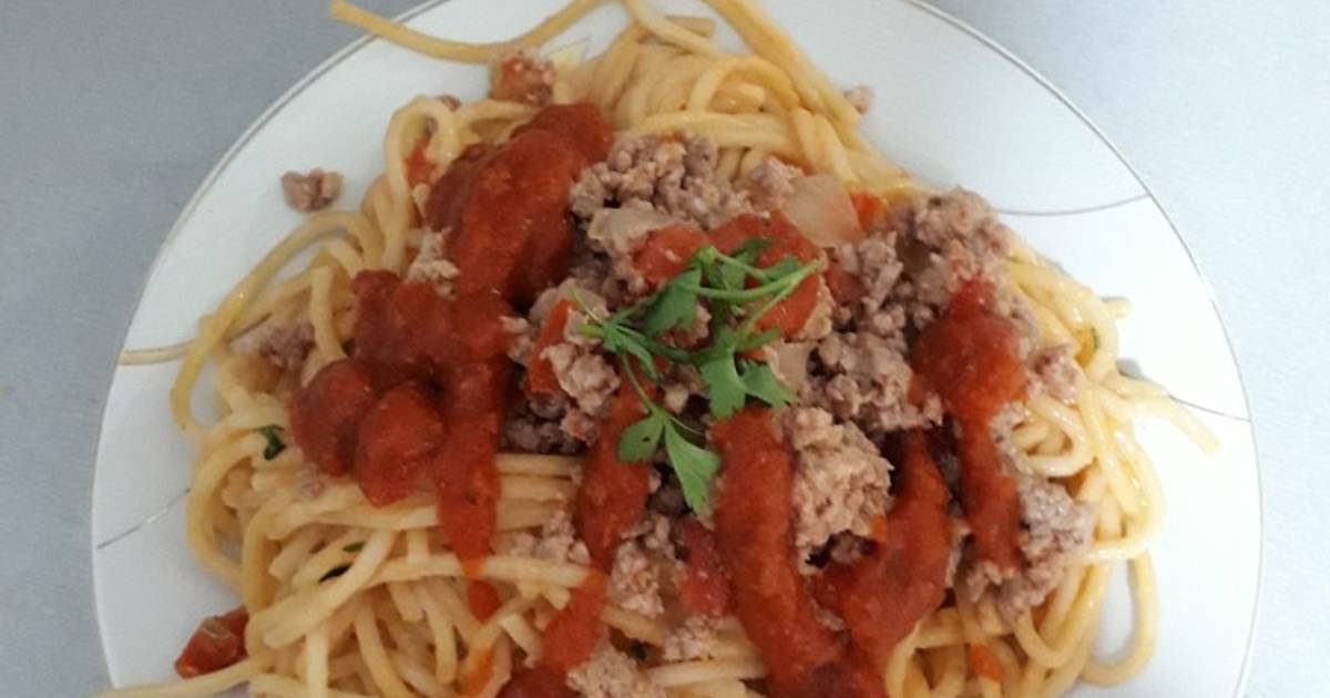 Espagueti Con Carne Molida Receta De Mar Avalos Cookpad 1613