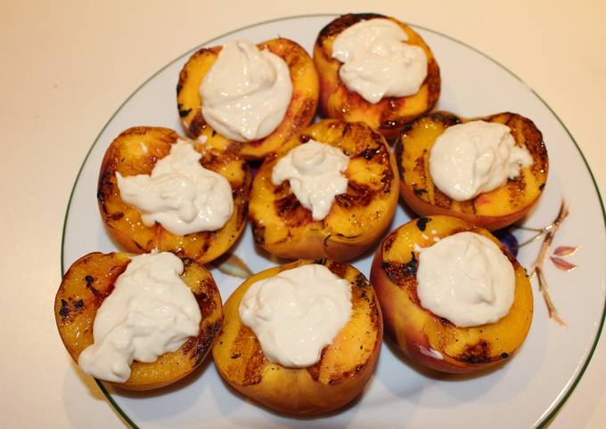 Steps to Make Homemade Grilled Peaches