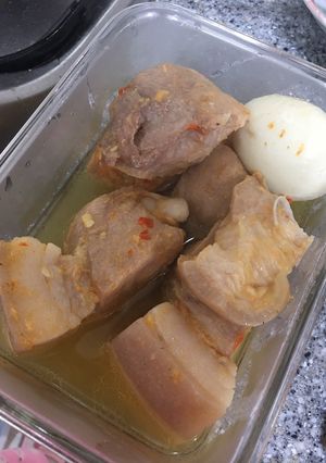 Hình của món Thịt kho lạt.