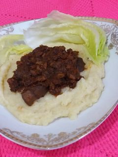 عکسی از دستور خوراک پوره سیب زمینی