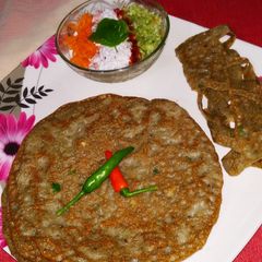 A picture of Bajre Moong Ka Chilla.