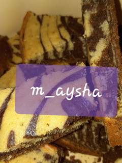 A picture of Zebra cake.