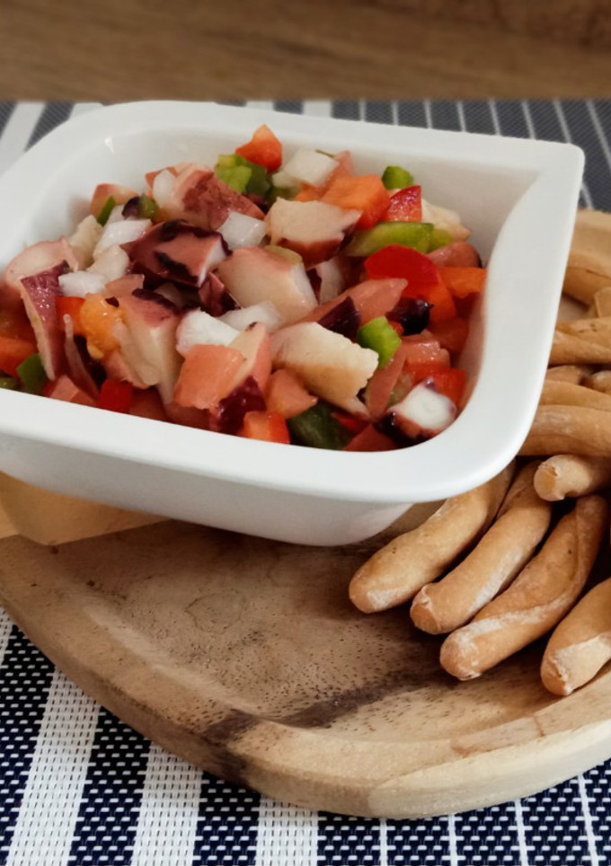 Una foto de Salpicón de pulpo potón