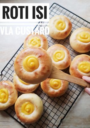 Foto resep 307. Roti Isi Vla Custard