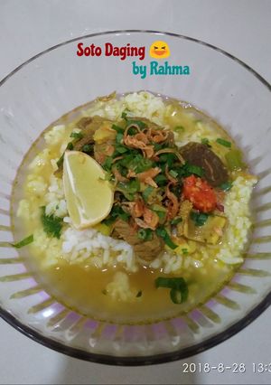 Foto resep Soto Daging Rumahan