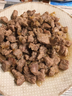 Una foto de Carne rápida para uno solo