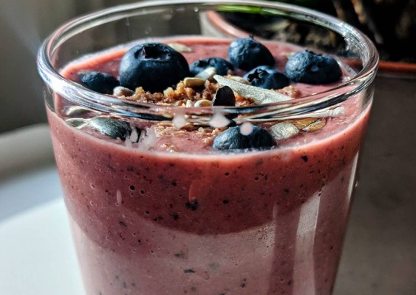 Blueberry smoothie