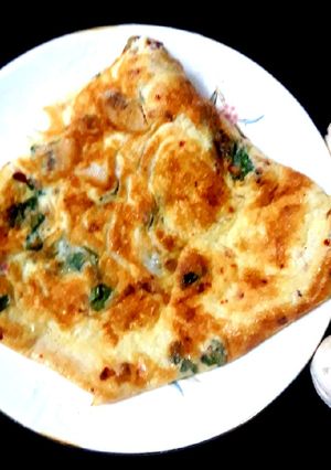 A picture of Mushroom Omelette.