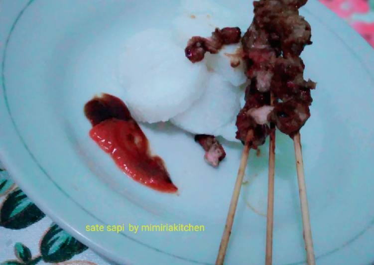 Sate sapi sederhana