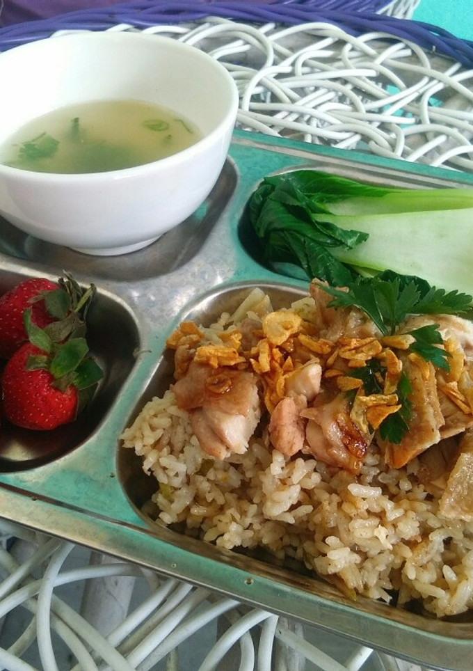 Resep Nasi Ayam Hainan Rice Cooker oleh Kiki_Nomuyepo - Cookpad