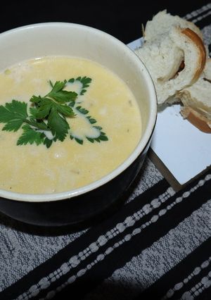 Una foto de Sopa de cerveza