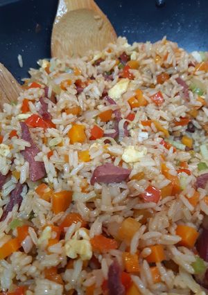 Una foto de Arroz chino