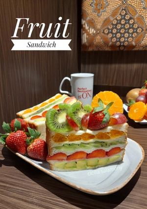 Foto resep Sandwich Buah Ceria