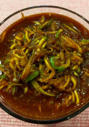 A picture of Raw Mango - Onion Salad.