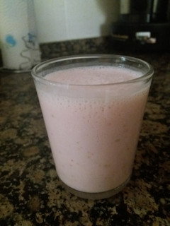 Una foto de Batido de fresas