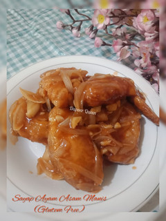 Foto resep Sayap Ayam Asam Manis (Gluten Free)