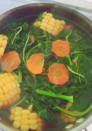 Foto resep Sayur bening bayam jagung suegerrrr